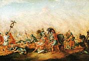 Death of Paulus Aemilius at the Battle of Cannae